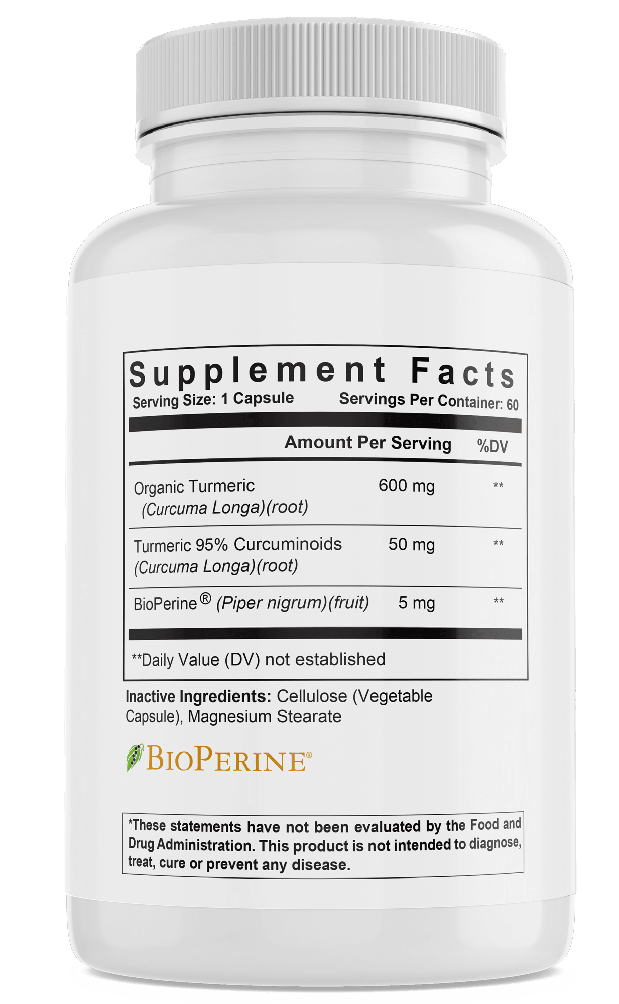 THE GOLDEN TOUCH: Turmeric Cucumin w/ BioPerine - Betta Health And Wellness